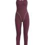 LARA JUMPSUIT BURGUNDY